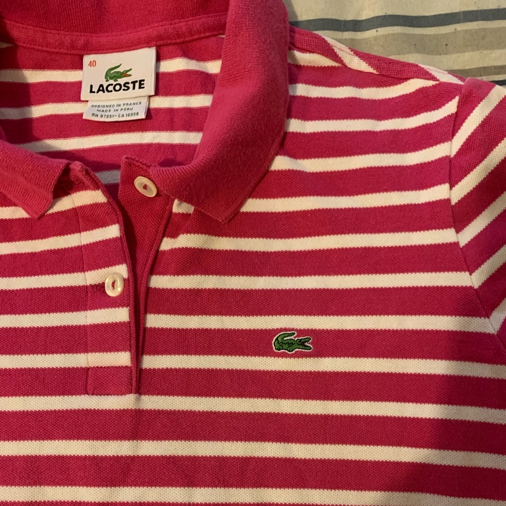 Lacoste Striped Women’s Polo